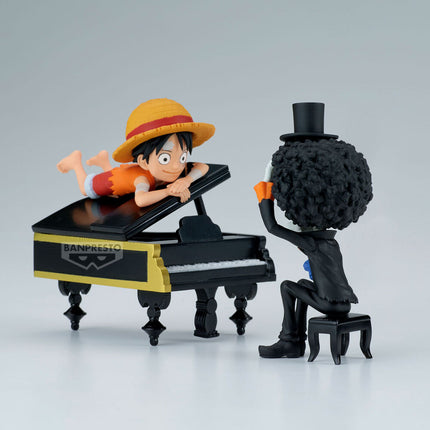 One Piece - Monkey D. Luffy & Brook - World Collectable Figure Log Stories (Banpresto) — product image 2