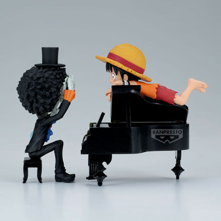 One Piece - Monkey D. Luffy & Brook - World Collectable Figure Log Stories (Banpresto) — product image 4