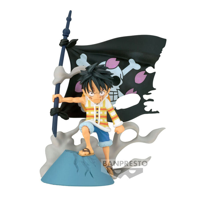 One Piece - Monkey D. Luffy - WCF Log Stories Figure (Banpresto) — product image 1