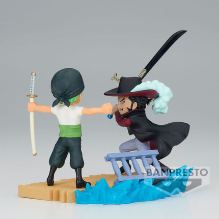One Piece - Roronoa Zoro vs Dracule Mihawk - WCF Log Stories Figure (Banpresto) — product image 3
