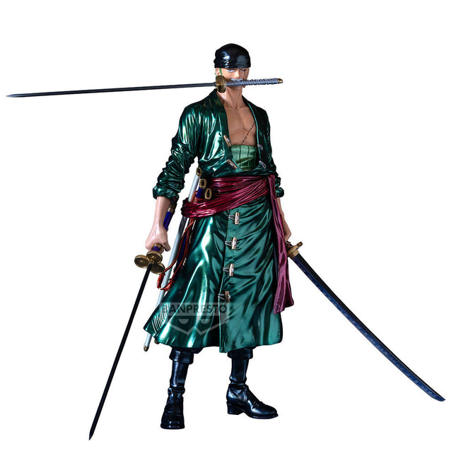 One Piece - Roronoa Zoro - Premium The Metallic Figure (Banpresto) — product image 1