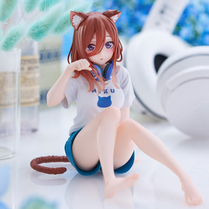 The Quintessential Quintuplets - Miku Nakano - Cat Room Wear Ver. Desktop Cute Figure (Taito) — product image 3