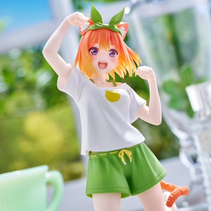 The Quintessential Quintuplets - Yotsuba Nakano - Cat Room Wear Ver. Desktop Cute Figure (Taito) — product image 3