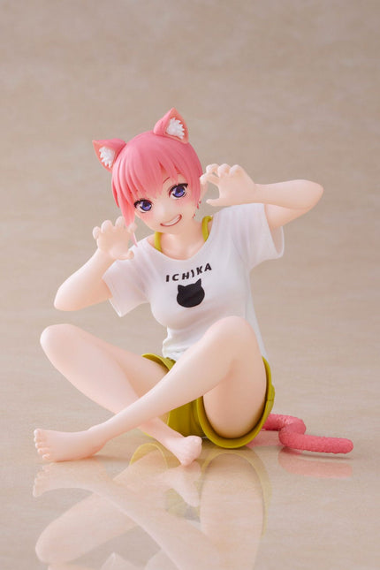 The Quintessential Quintuplets - Ichika Nakano - Cat Room Wear Ver. Desktop Cute Figure (Taito) — product image 2