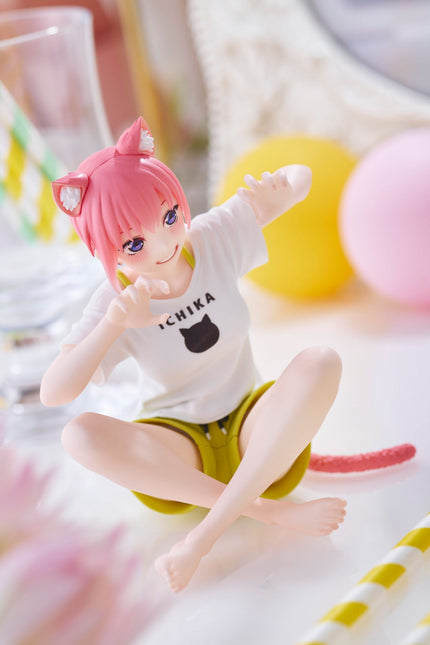 The Quintessential Quintuplets - Ichika Nakano - Cat Room Wear Ver. Desktop Cute Figure (Taito) — product image 5
