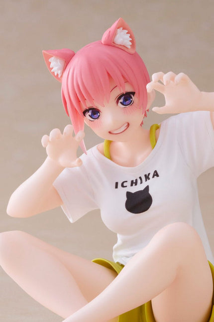 The Quintessential Quintuplets - Ichika Nakano - Cat Room Wear Ver. Desktop Cute Figure (Taito) — product image 8
