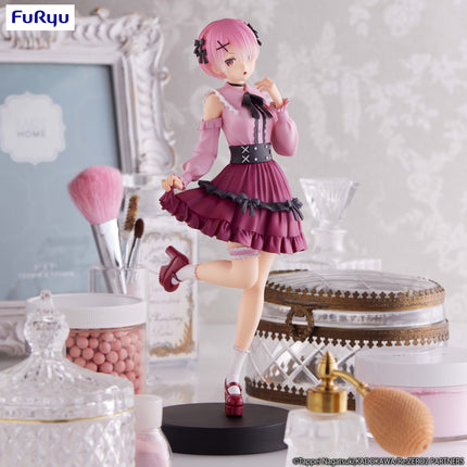 Re:Zero - Ram - Girly Outfit Pink World Trio-Try-iT Figure (Furyu) — product image 1
