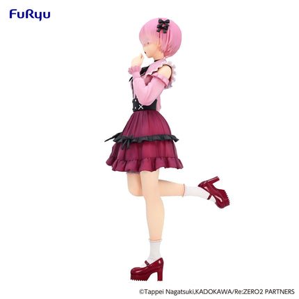 Re:Zero - Ram - Girly Outfit Pink World Trio-Try-iT Figure (Furyu) — product image 5