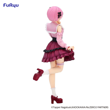 Re:Zero - Ram - Girly Outfit Pink World Trio-Try-iT Figure (Furyu) — product image 8
