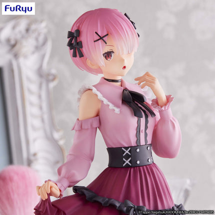 Re:Zero - Ram - Girly Outfit Pink World Trio-Try-iT Figure (Furyu) — product image 10