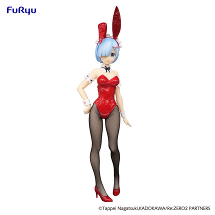 Re:Zero - Rem - Red Color Ver. BiCute Bunnies Figure (Furyu) — product image 1