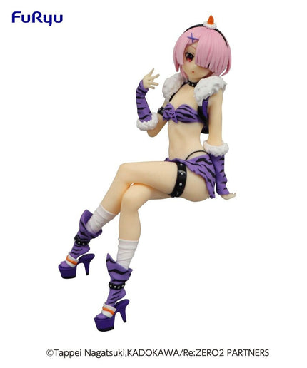 Re:Zero - Ram - Demon Costume Another Color Ver. Noodle Stopper Figure (Furyu) — product image 1