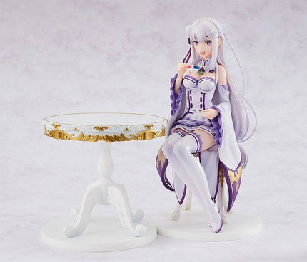 Re:Zero - Emilia - Tea Party Ver. 1/7 Scale Figure (KADOKAWA) — product image 1