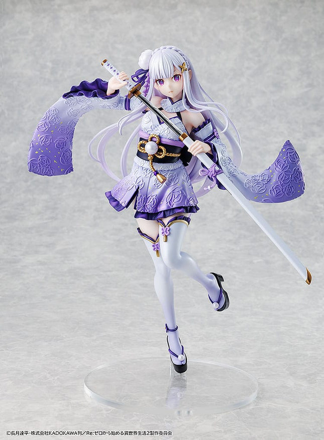 Re:Zero - Emilia - Combat Outfit 1/7 Scale Figure (KADOKAWA) — product image 1