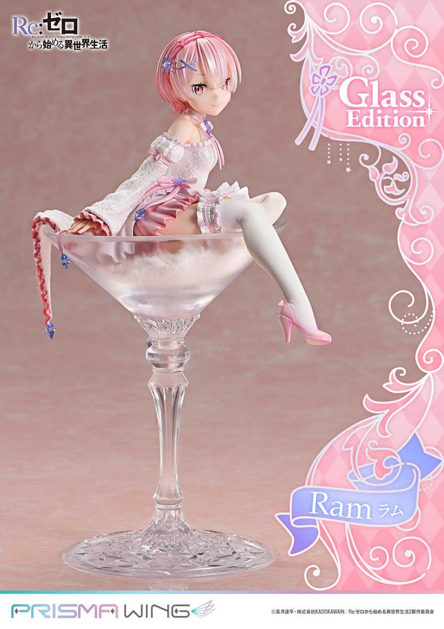 Re:Zero - Ram - Glass Edition Prisma Wing 1/7 Scale Figure (Prime 1 Studio) — product image 2
