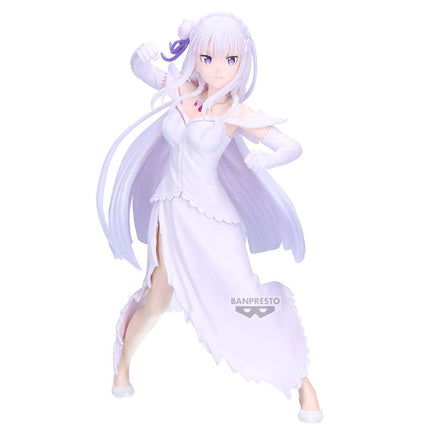 Re:Zero - Emilia - Espresto Excite Motions Figure (Banpresto) — product image 1
