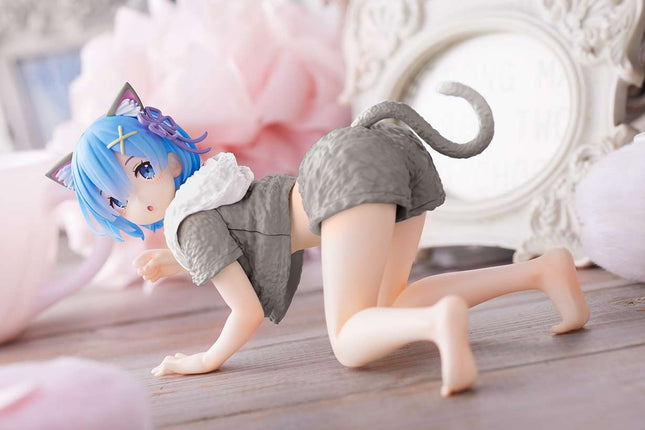 Re:Zero - Rem - Cat Roomwear Renewal Desktop Cute Figure (Taito) — product image 2