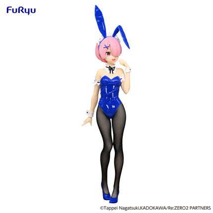Re:Zero - Ram - Blue Color Ver. BiCute Bunnies Figure (Furyu) — product image 1