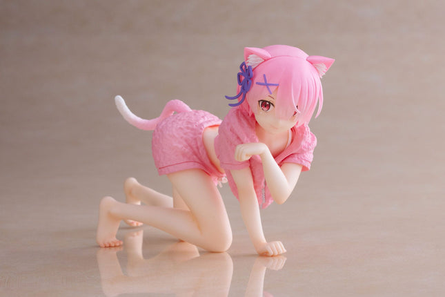 Re:Zero - Ram - Cat Roomwear Desktop Cute Figure (Taito) — product image 2
