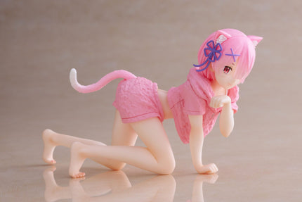Re:Zero - Ram - Cat Roomwear Desktop Cute Figure (Taito) — product image 6