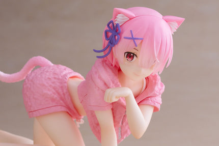 Re:Zero - Ram - Cat Roomwear Desktop Cute Figure (Taito) — product image 7