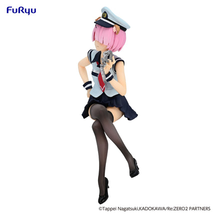 Re:Zero - Ram - Police Officer Cap with Dog Ears Noodle Stopper Figure (Furyu) — product image 3