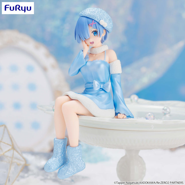 Re:Zero - Rem - Pearl Color Snow Princess Noodle Stopper Figure (Furyu) — product image 1