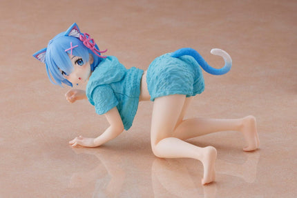Re:Zero - Rem - Cat Roomwear Desktop Cute Figure (Taito) — product image 2