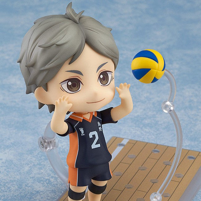 Haikyuu!! Karasuno Koukou VS Shiratorizawa Gakuen Koukou - Sugawara Koushi - Nendoroid (#665) (Good Smile Company, Orange Rouge) - photo 2