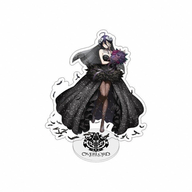 Overlord Albedo Figure – Anime Merchandise Acrylic Stand - Desktop Ornament - OrbiTopia