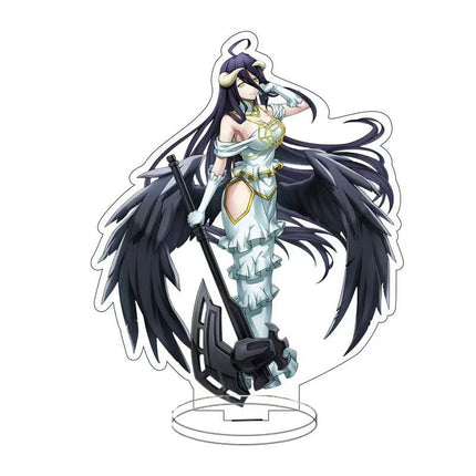Overlord Albedo Figure – Anime Merchandise Acrylic Stand - Desktop Ornament - OrbiTopia