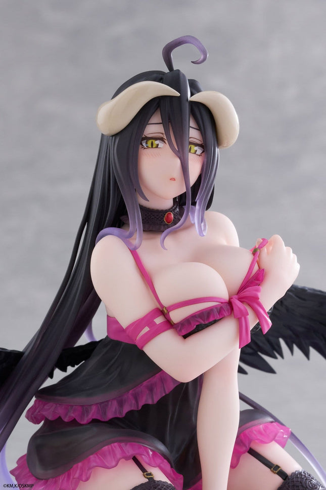 Overlord - Albedo - Negligee Desktop Cute Figure (Taito) - ORBITOPIA FIGURES LTD