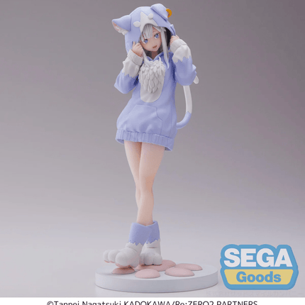 Re:Zero - Emilia - The Great Spirit Puck Mofumofu Luminasta Figure (SEGA) - ORBITOPIA FIGURES LTD