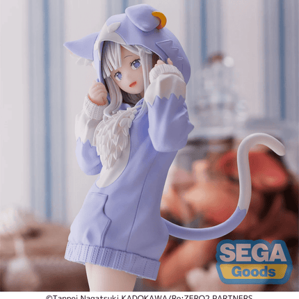 Re:Zero - Emilia - The Great Spirit Puck Mofumofu Luminasta Figure (SEGA) - ORBITOPIA FIGURES LTD