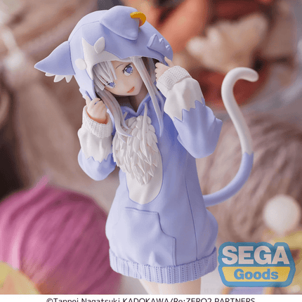 Re:Zero - Emilia - The Great Spirit Puck Mofumofu Luminasta Figure (SEGA) - ORBITOPIA FIGURES LTD