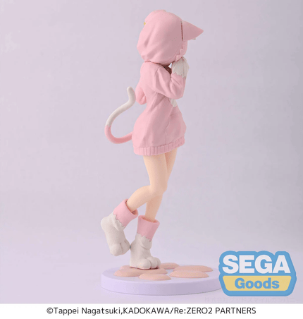 Re:Zero - Ram - Mofumofu Pack (Puck) Luminasta Figure (SEGA) - ORBITOPIA FIGURES LTD
