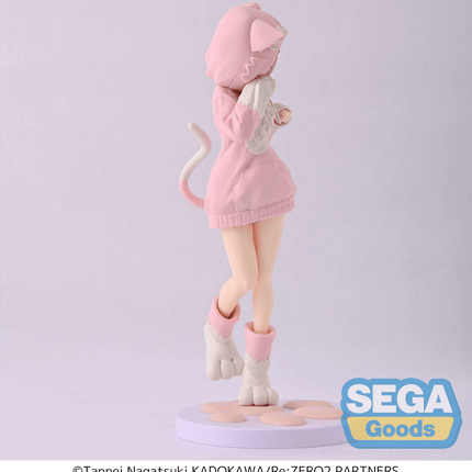 Re:Zero - Ram - Mofumofu Pack (Puck) Luminasta Figure (SEGA) - ORBITOPIA FIGURES LTD
