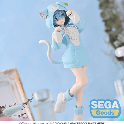 Re:Zero - Rem - Mofumofu Pack (Puck) Luminasta Figure (SEGA) - ORBITOPIA FIGURES LTD