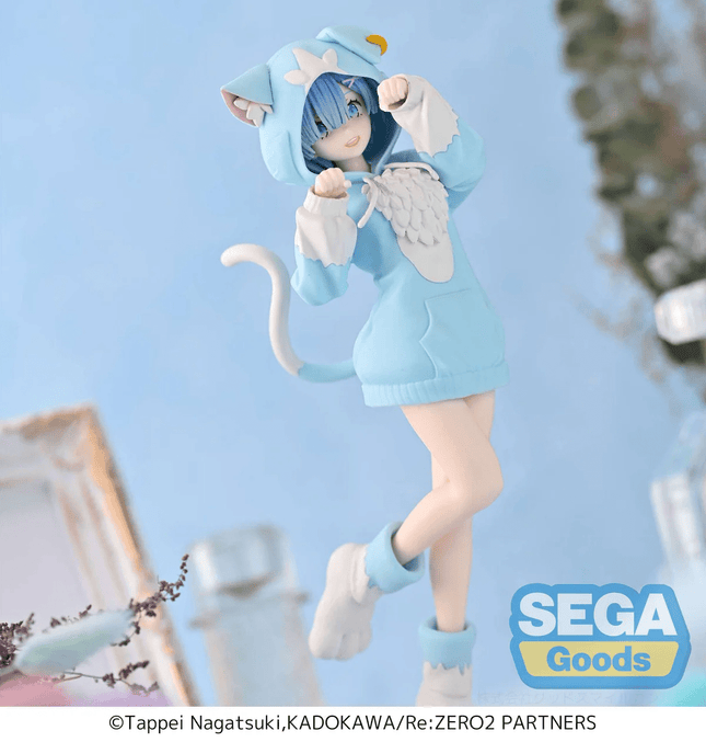 Re:Zero - Rem - Mofumofu Pack (Puck) Luminasta Figure (SEGA) - ORBITOPIA FIGURES LTD