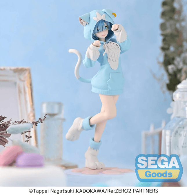 Re:Zero - Rem - Mofumofu Pack (Puck) Luminasta Figure (SEGA) - ORBITOPIA FIGURES LTD