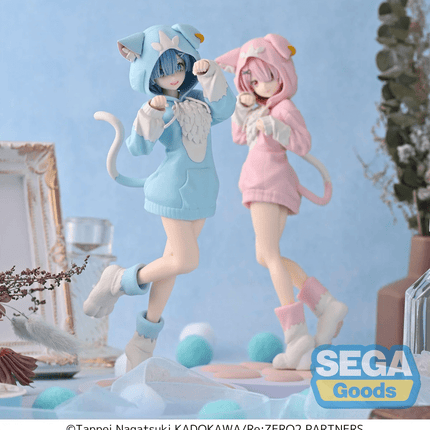 Re:Zero - Rem - Mofumofu Pack (Puck) Luminasta Figure (SEGA) - ORBITOPIA FIGURES LTD