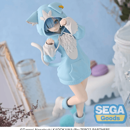 Re:Zero - Rem - Mofumofu Pack (Puck) Luminasta Figure (SEGA) - ORBITOPIA FIGURES LTD