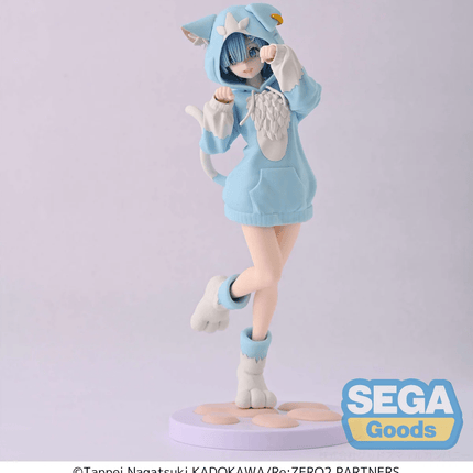 Re:Zero - Rem - Mofumofu Pack (Puck) Luminasta Figure (SEGA) - ORBITOPIA FIGURES LTD