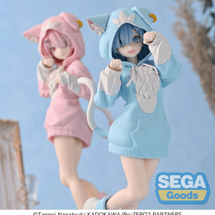 Re:Zero - Rem - Mofumofu Pack (Puck) Luminasta Figure (SEGA) - ORBITOPIA FIGURES LTD