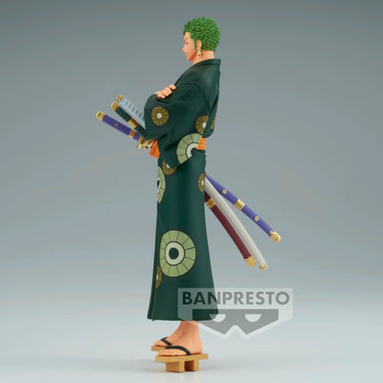 Roronoa Zoro Figure – One Piece Yukata Ver. (Grandline Series DXF) - OrbiTopia