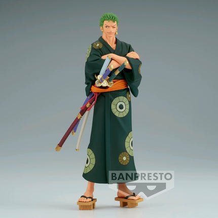 Roronoa Zoro Figure – One Piece Yukata Ver. (Grandline Series DXF) - OrbiTopia