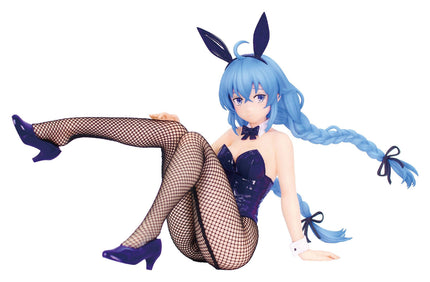 Roxy Migurdia One-Seventh Carat Bunny 1/7 figure by System Service, seated purple outfit and fishnet stockings