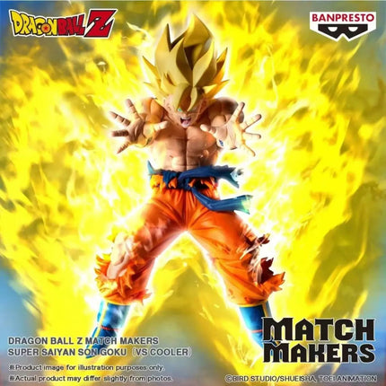 Super Saiyan Goku Anime Figure – Dragon Ball Z | 14cm Banpresto Match Makers Collectible - OrbiTopia