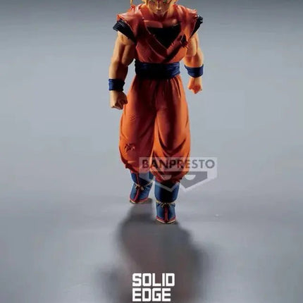 Super Saiyan Goku Anime Figure – Dragon Ball Z | 17cm Banpresto Solid Edge Works Collectible - OrbiTopia