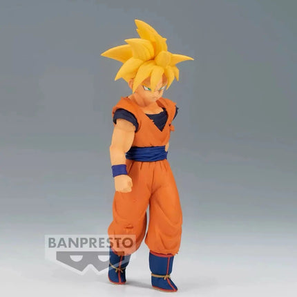 Super Saiyan Goku Anime Figure – Dragon Ball Z | 17cm Banpresto Solid Edge Works Collectible - OrbiTopia